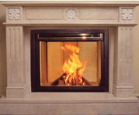 fireplace surround The Saverno