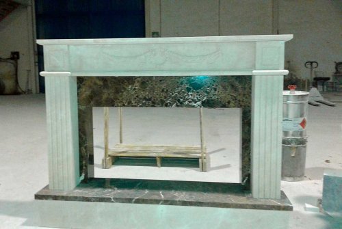 Stilkamin Toscana kaminmaske groß