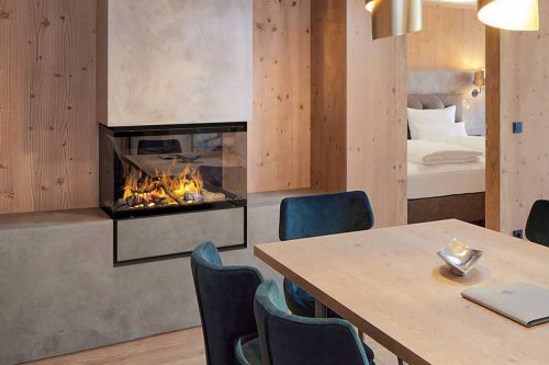 The Flame electric fireplace Hip 50 3 sides C