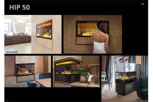 Preview: The Flame electric fireplace Hip 50
