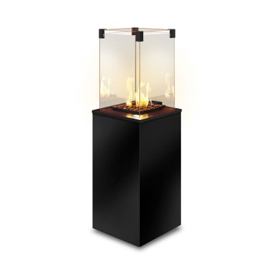 Patio Heater LOUNGE STEEL Remote Glass from The Flame