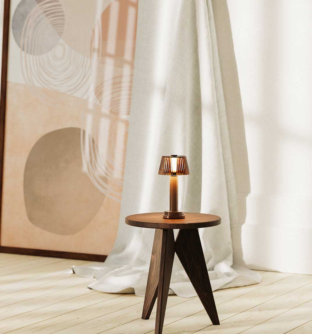 cordless table lamp Victoria Glass from Neoz
