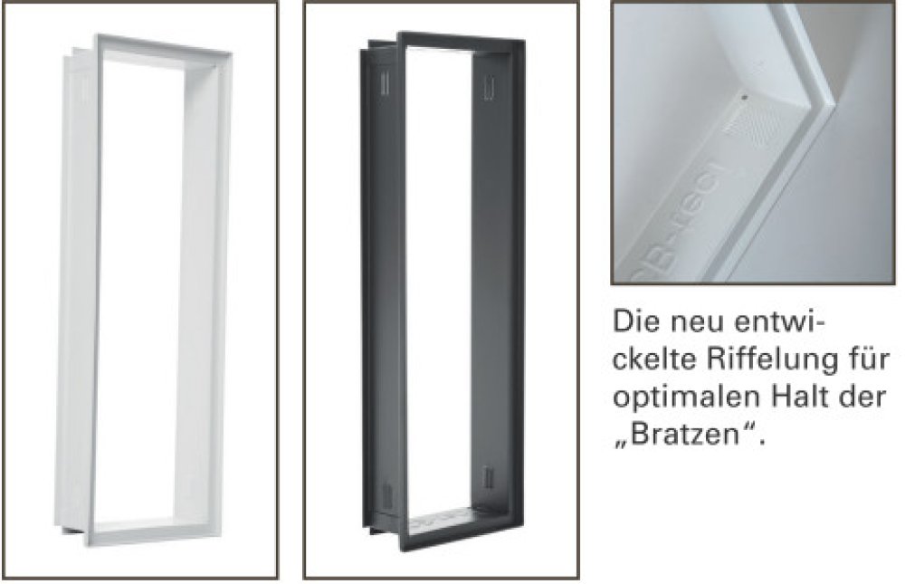 CB-Tec Kaltluftgitter hochkant 15x45 cm