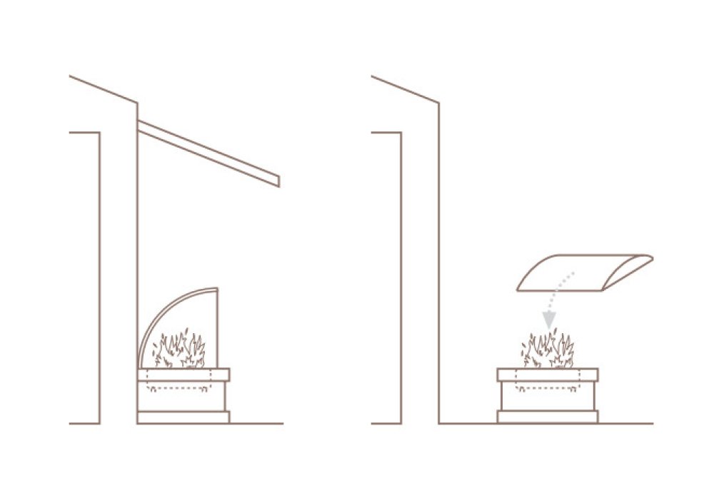 Italkero Gas Fireplace FOCUS 60