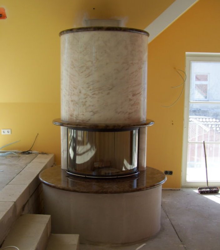 Kundenkamin Marmorkamin 13