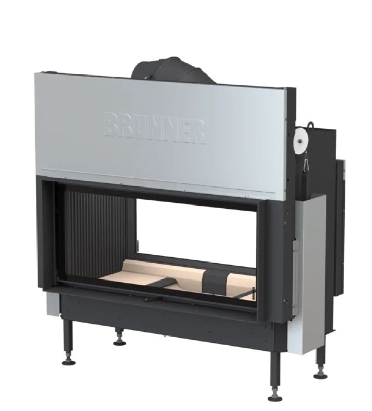 Brunner Kamineinsatz BKH 5.0 Tunnel 42-98 ST green