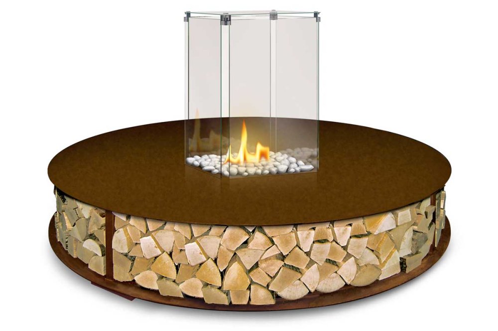 The Flame Bench Rund 200 Gas