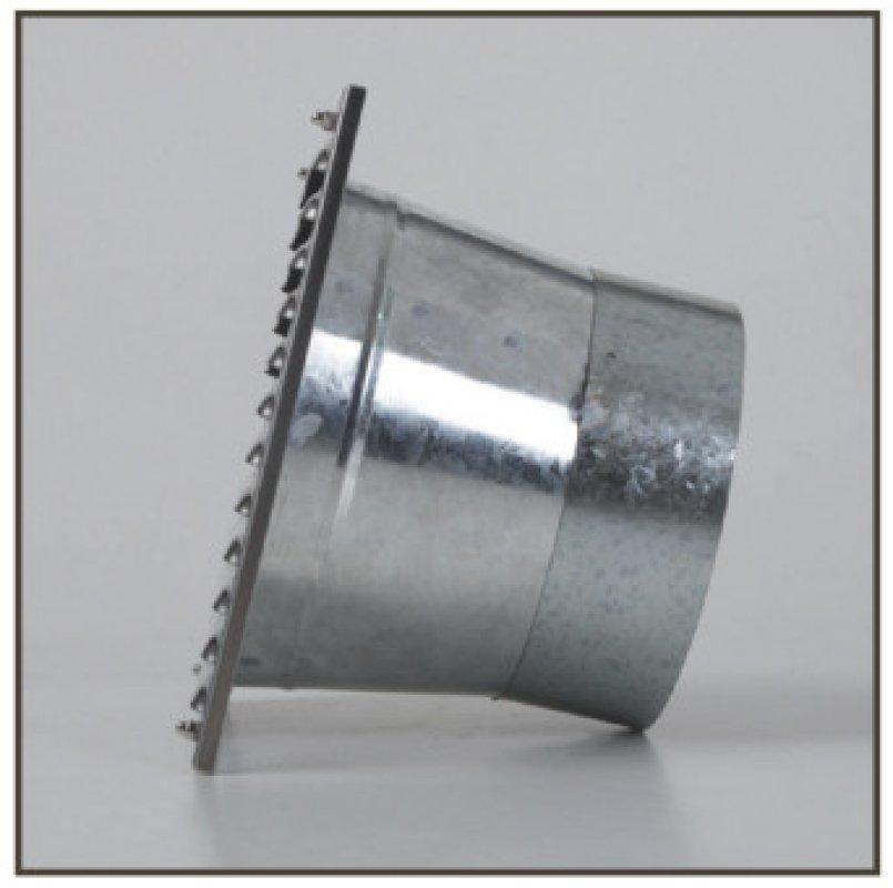 CB-tec Aussenluftgitter mit Stutzen