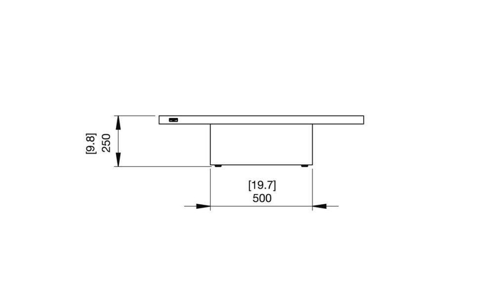 Ecosmart Gas Fire Table Vertigo 40