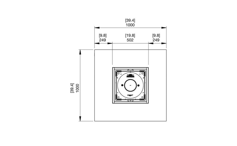 Ecosmart Gas Fire Table Vertigo 40