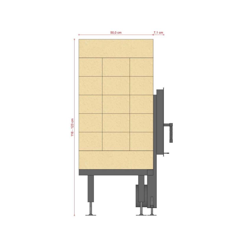 Brula Masonry Heater Typ D Plus