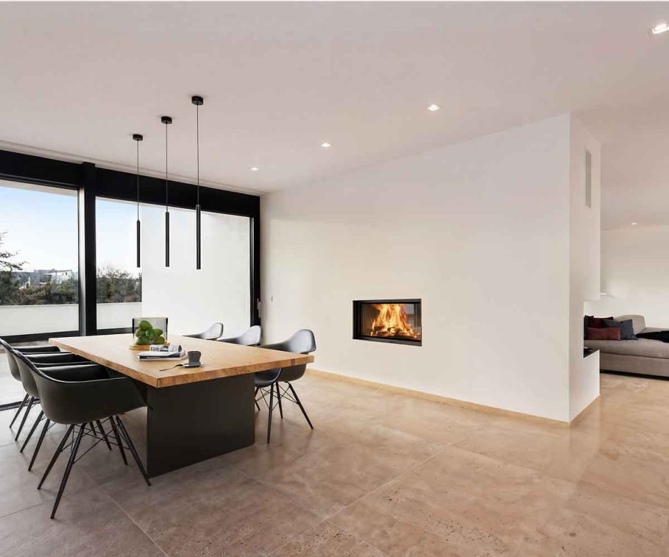 Brunner fireplace BKH 5.0 tunnel 50-122 ST green