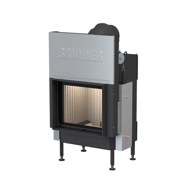 Brunner fireplace BKH 5.0 Flach 42-50 ST green