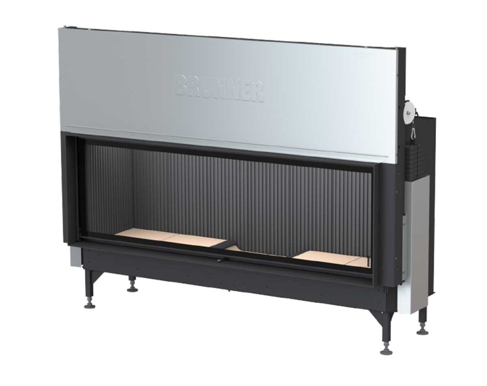 Brunner fireplace BKH 5.0 Flach 50-162 ST green