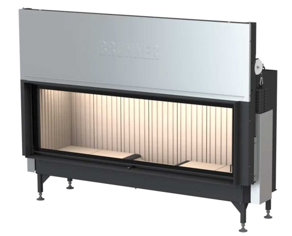 Brunner fireplace BKH 5.0 Flach 50-162 ST green