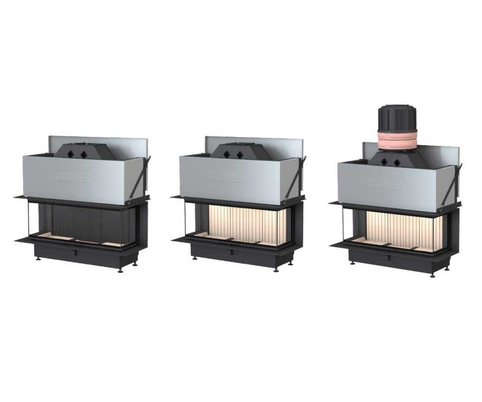 Brunner Panoramakamin BKH 45-35-120-35