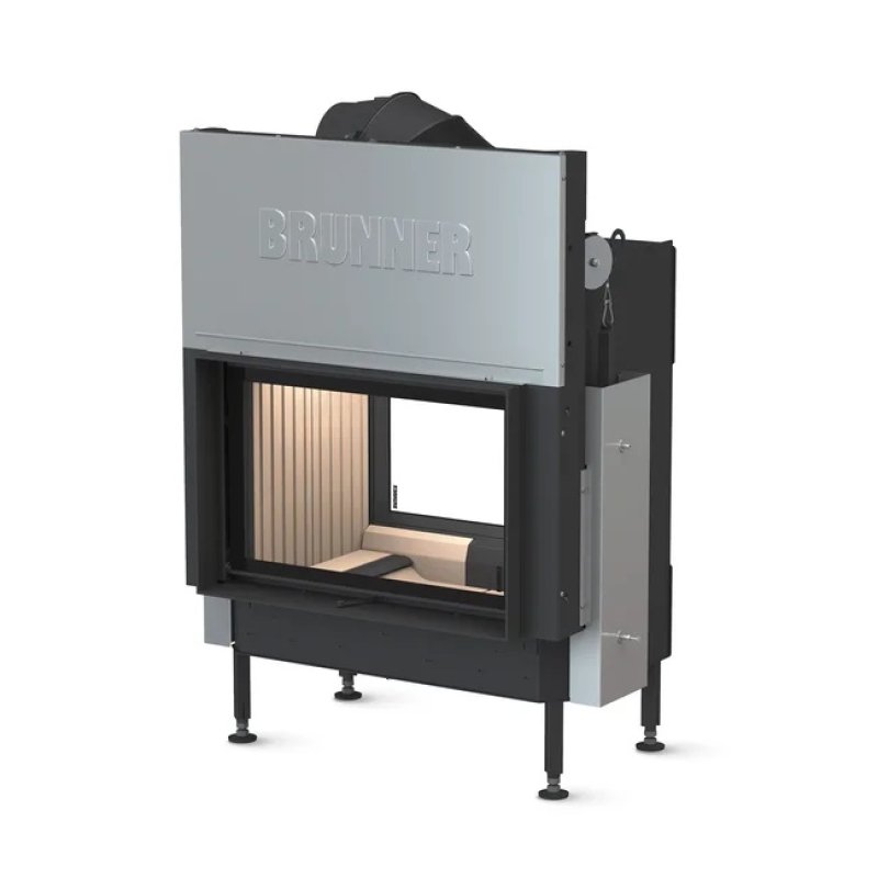 Brunner Kamineinsatz BKH 5.0 Tunnel 42-66 ST green