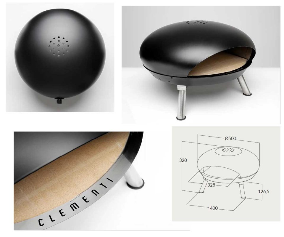 Clementi Crosti electric pizza oven