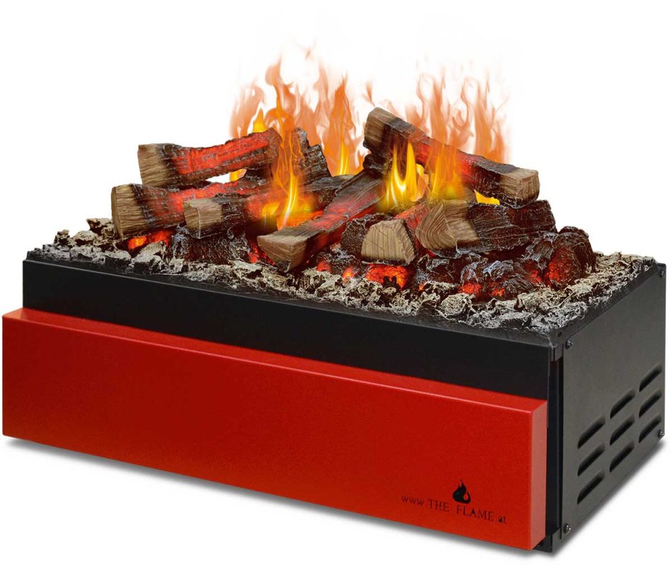 The Flame electric fire Wood Medium