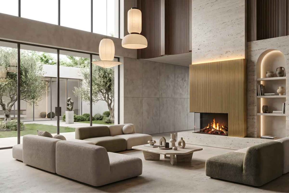 Electric built-in Fireplace Dimplex e-MatriX 800/500 L/R