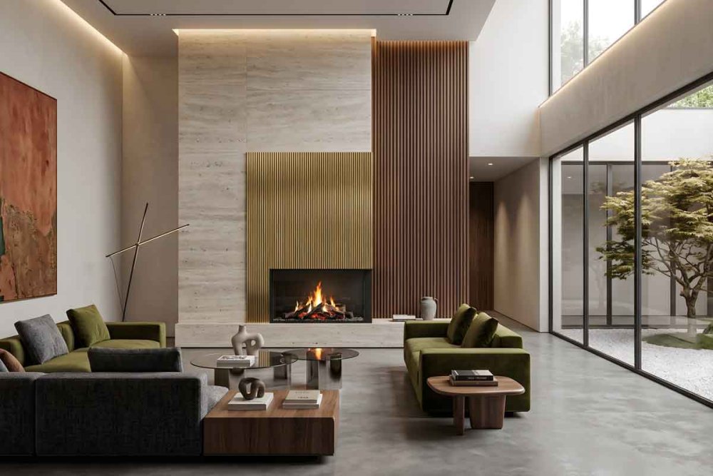 Electric built-in Fireplace Dimplex e-MatriX 800/500 L/R