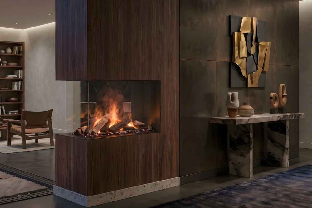 Electric built-in Fireplace Dimplex e-MatriX 800/500 RD