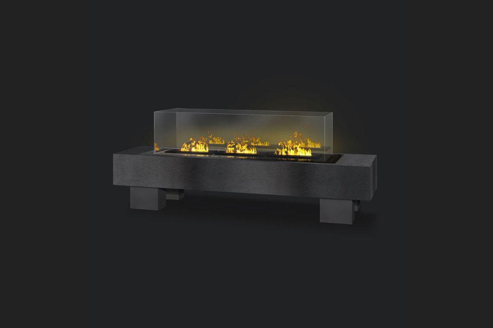 The Flame electric fireplace Railway