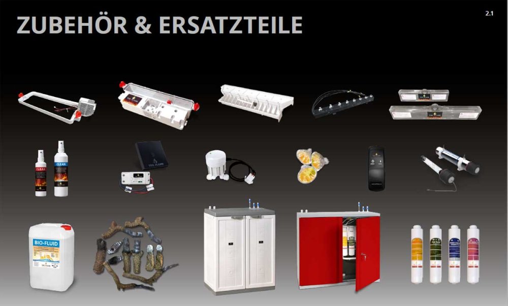 The Flame Ersatzteil Halogen spot set
