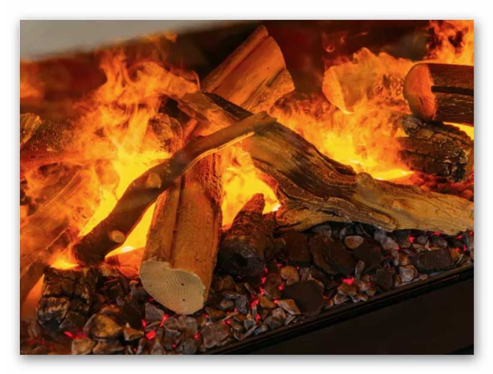 Electric Fireplace Faber e-SliM log set