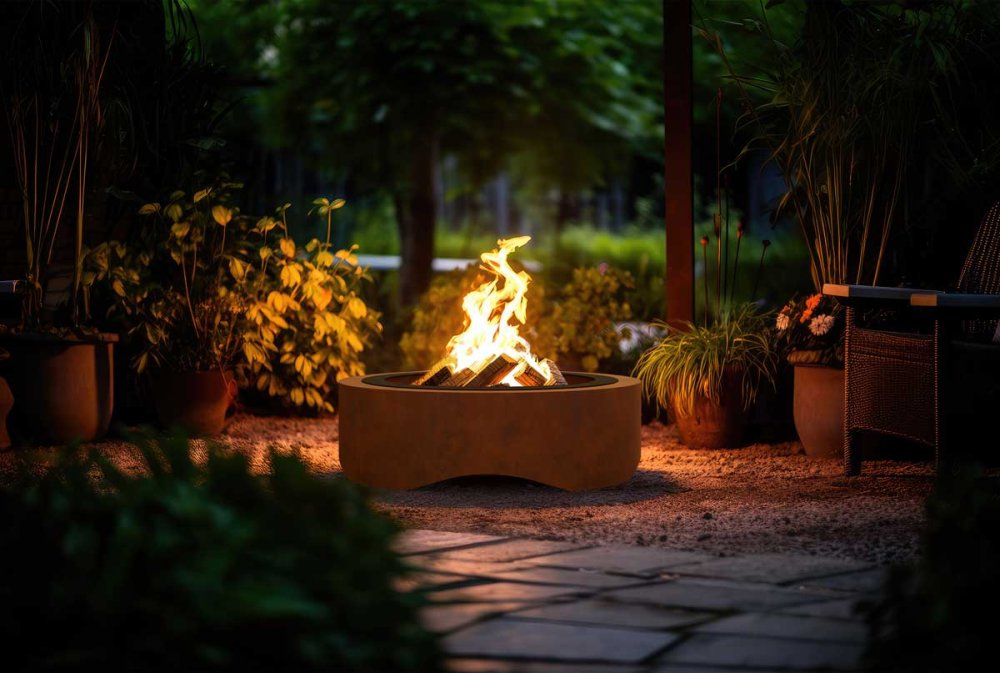 Feuerstelle Outfire Corten 1000 Round von Infire