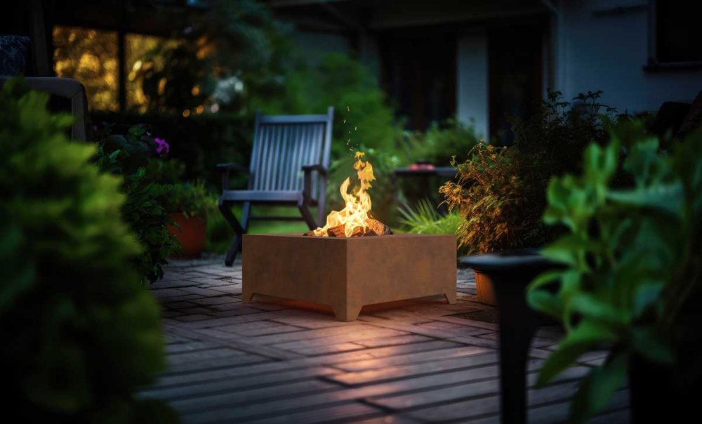 fire bowl Outfire Corten 700 square