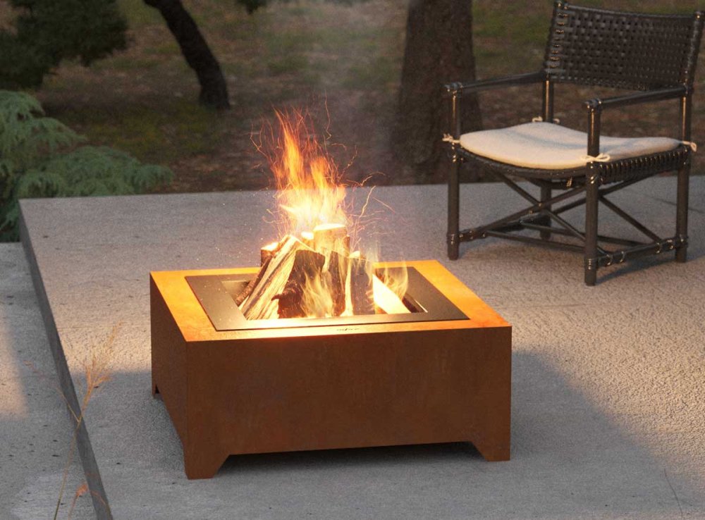 fire bowl Outfire Corten 700 square