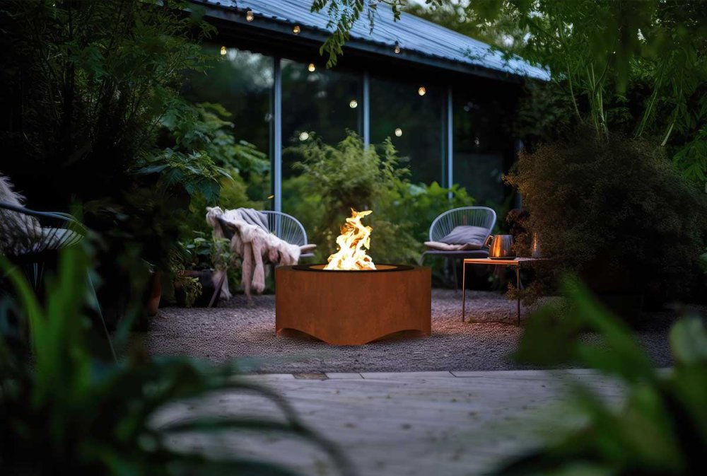 Feuerstelle Outfire Corten 700 Round von Infire