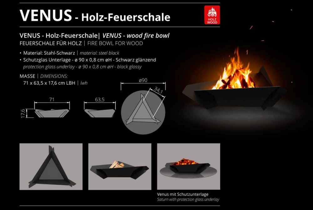 Feuerstelle The Flame Venus