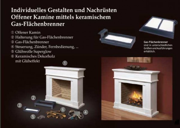 The Flame Gasflächenbrenner GFB-STEEL-100/15-EG/FG