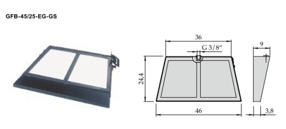Gasflächenbrenner GFB-45/25-EG