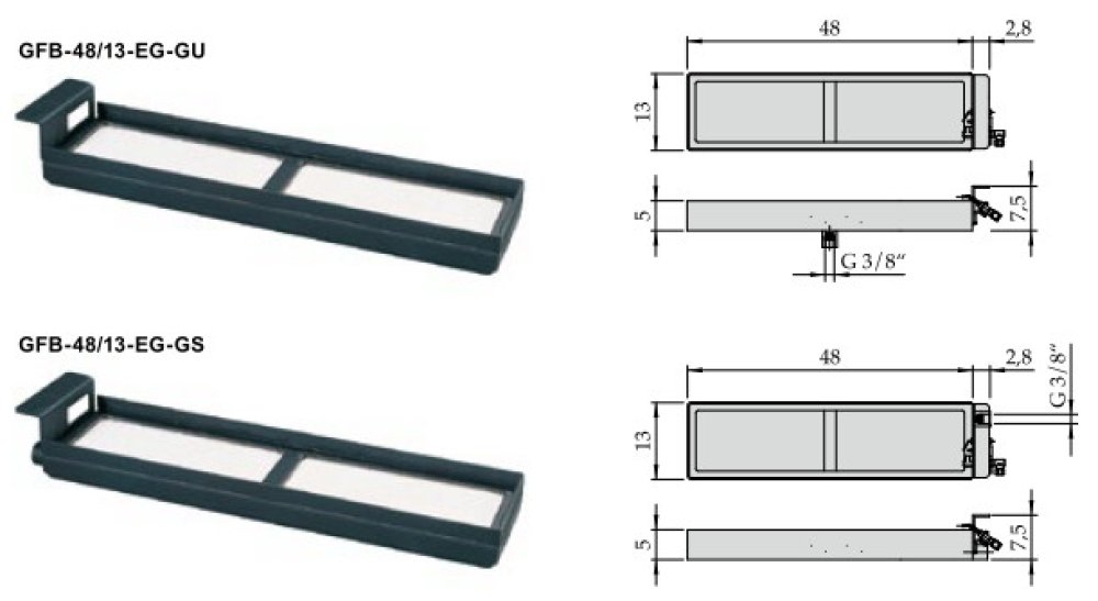 Gasflächenbrenner GFB-48/13-EG
