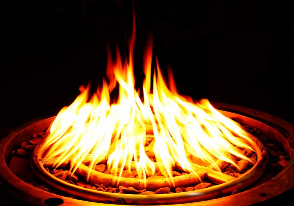 gas burner Round from Glammfire