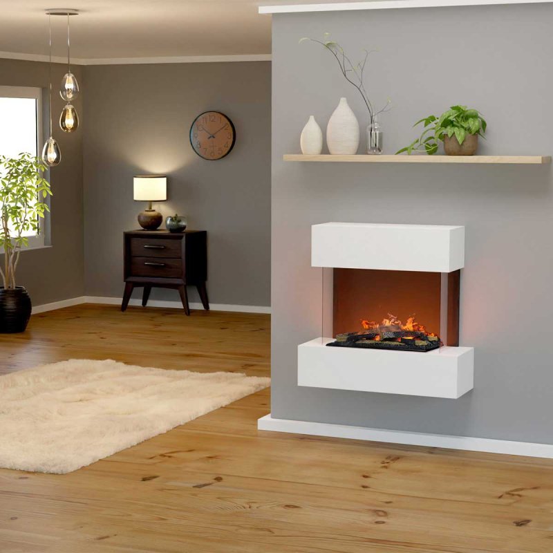 Electric fireplace Hölderlin