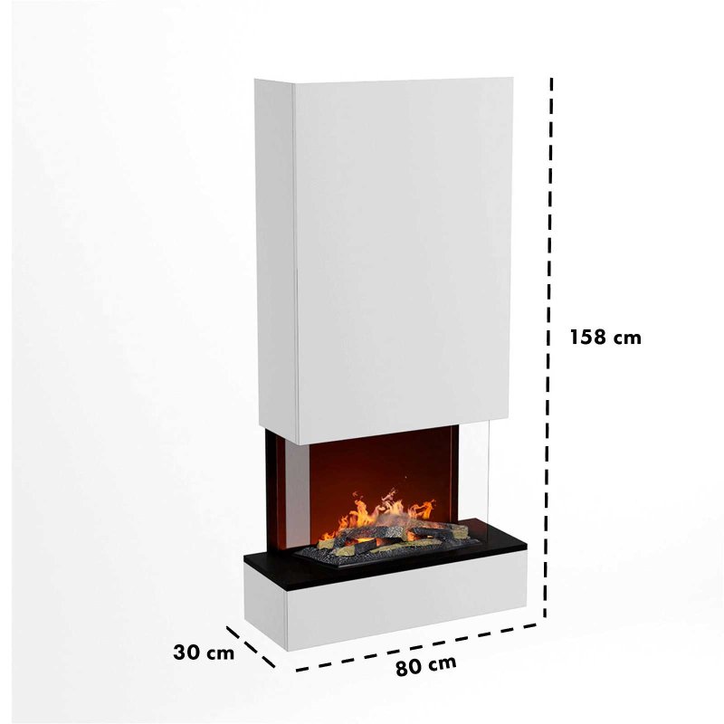 Electric fireplace Hölderlin Hoch