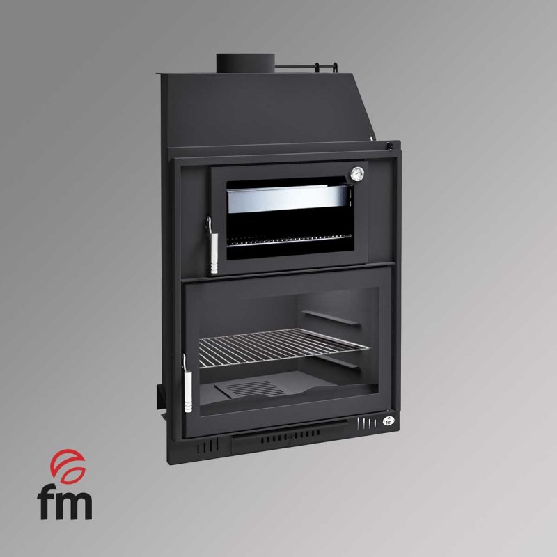 Holzkohle-Grill-Backofen BH-180HP von FM Calefaccion