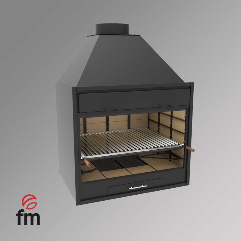 BBQ Holzkohle-Grill BF-90 von FM Calefaccion