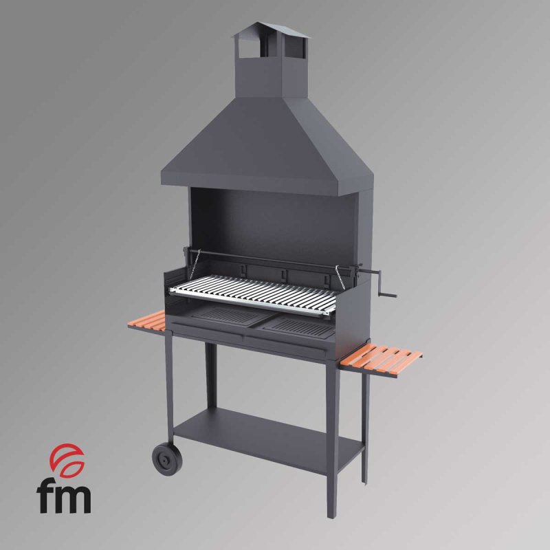 BBQ Holzkohle-Grill BVE-104 von FM Calefaccion