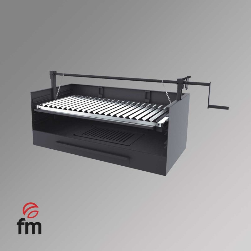 BBQ Holzkohle-Grill BVE-80 von FM Calefaccion