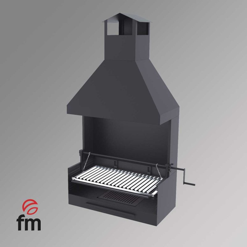 BBQ Holzkohle-Grill BVE-82 von FM Calefaccion