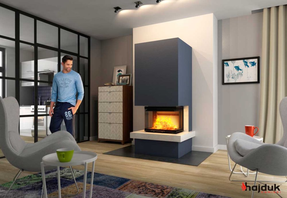 Kaminbausatz Hajduk Royal Medium mit Smart 3XLTh