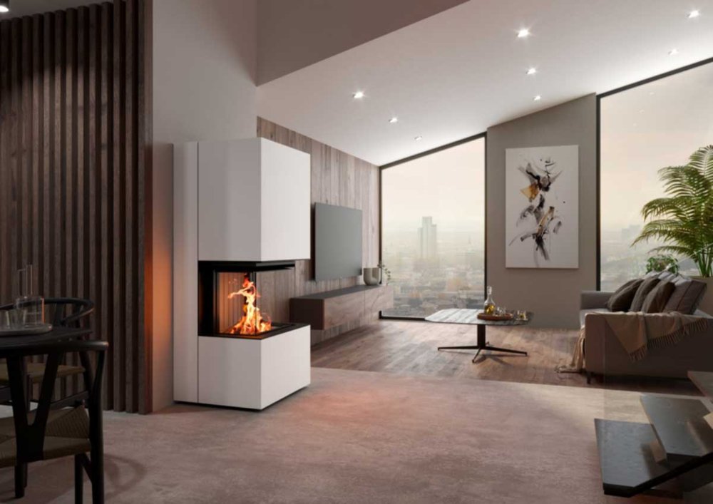 Spartherm Kaminanlage Ares weiss