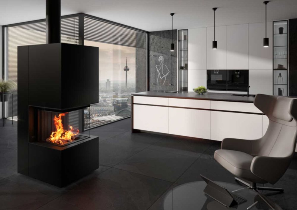 Spartherm Kaminanlage Artemis nero