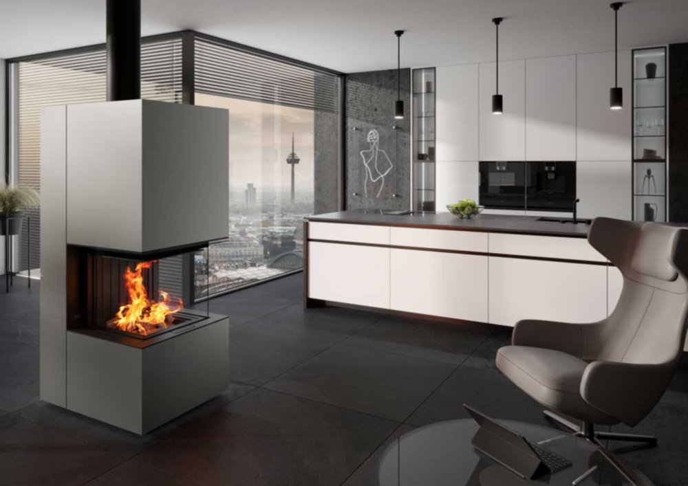 Spartherm Kaminanlage Artemis Nickel