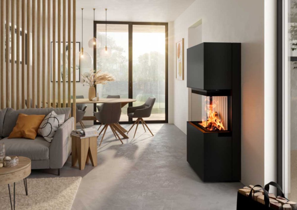 Spartherm Kaminanlage Saphir nero